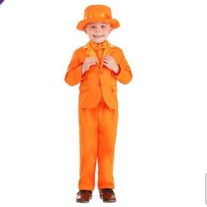 Toddler orange tuxedo. Dumb and Dumber costume. 18 month.